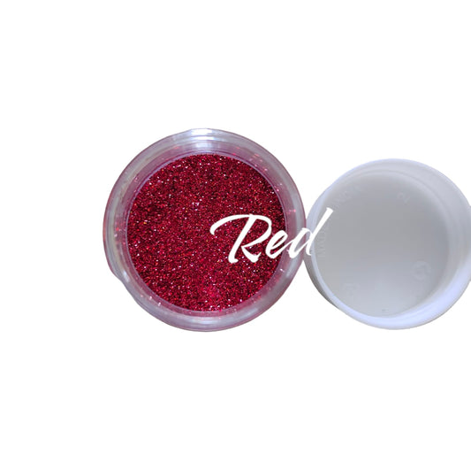 Holo glitters 10g - Red