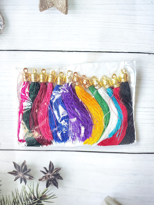 Mixed Tassels 7cm - 12pcs