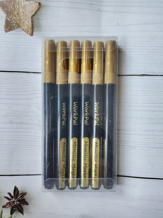 Marker Pen Gold - 1pc