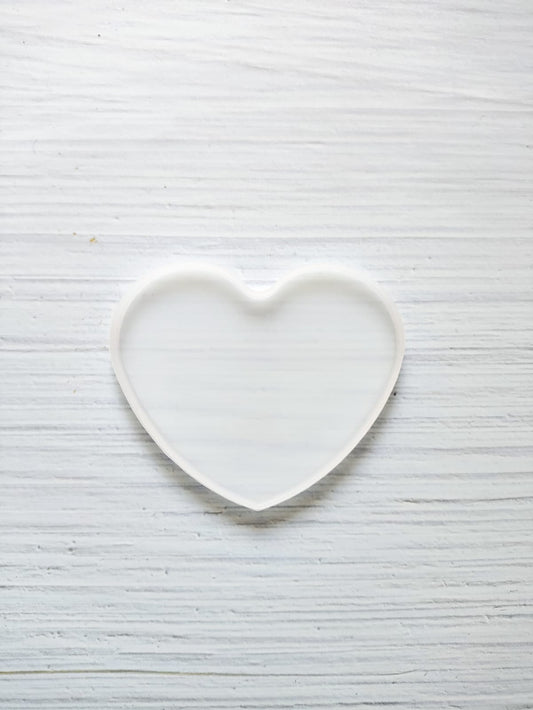 3 Inch Heart Coaster Mould