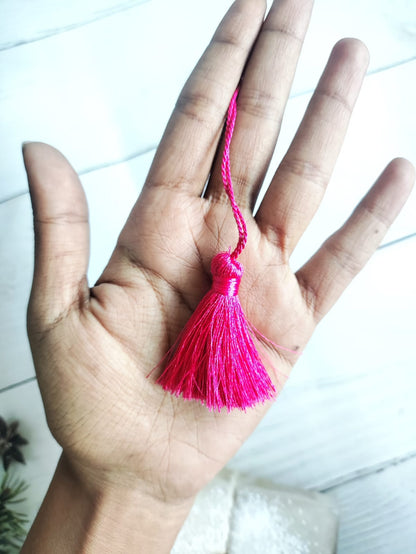 Tassels with same shade knot - 10pcs Mixed