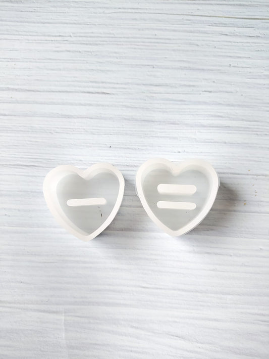 Ring Mould Heart -2pcs
