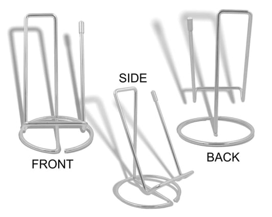 6 Inch Silver Twisted Line Display Stand