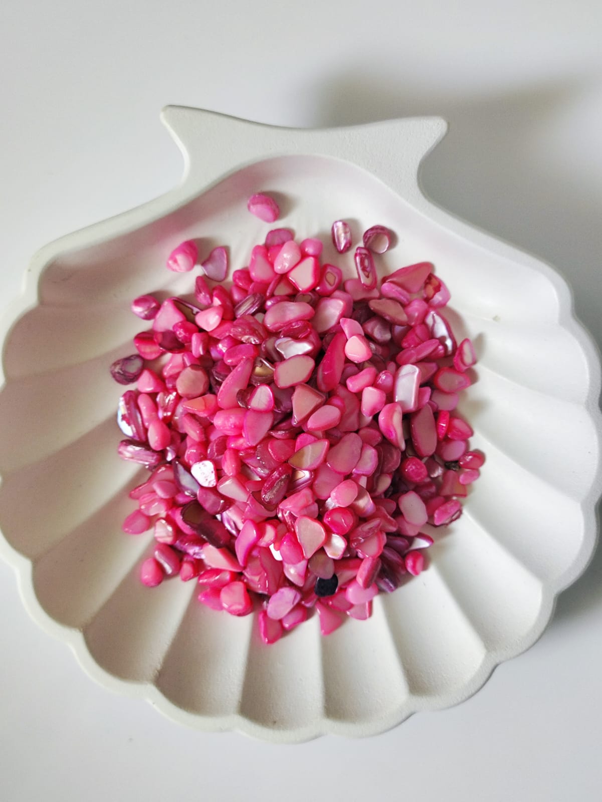 Pink Shell Stone Granules - 100g