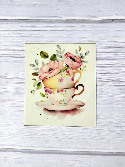 Coffee cups Sticker sheets - Design 41