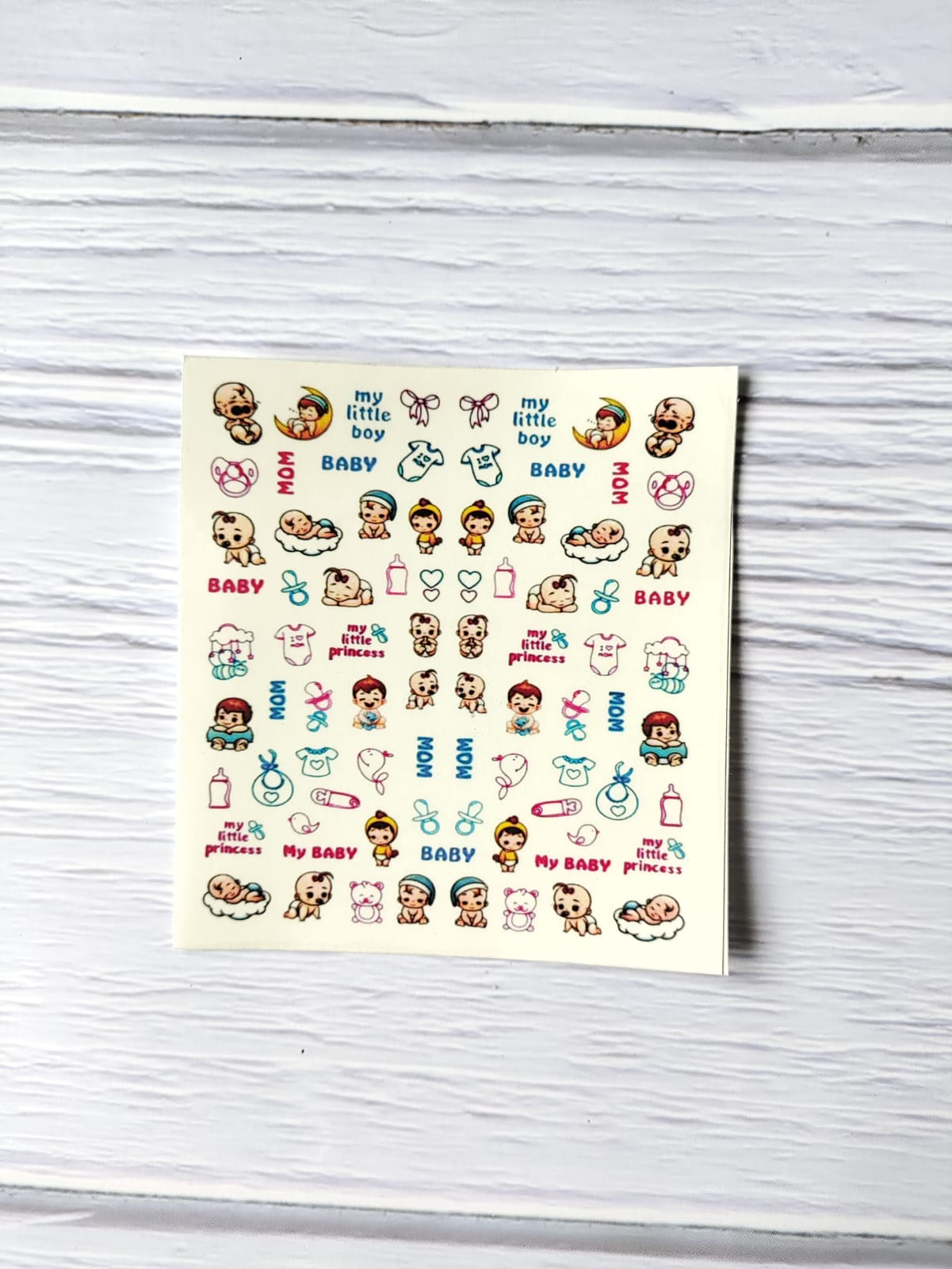 Baby details Sticker sheets - Design 23