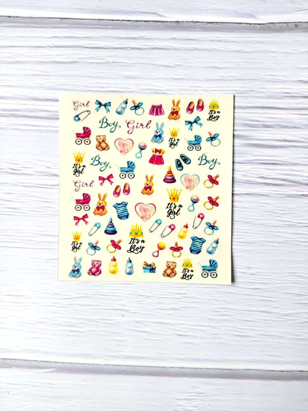 Baby details Sticker Sheet D29