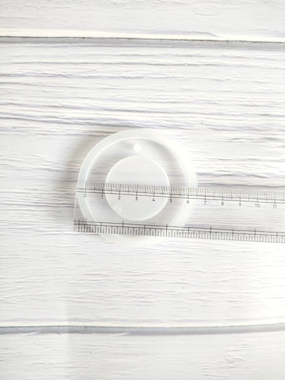 Circle/ Round Keychain Mould - 84028