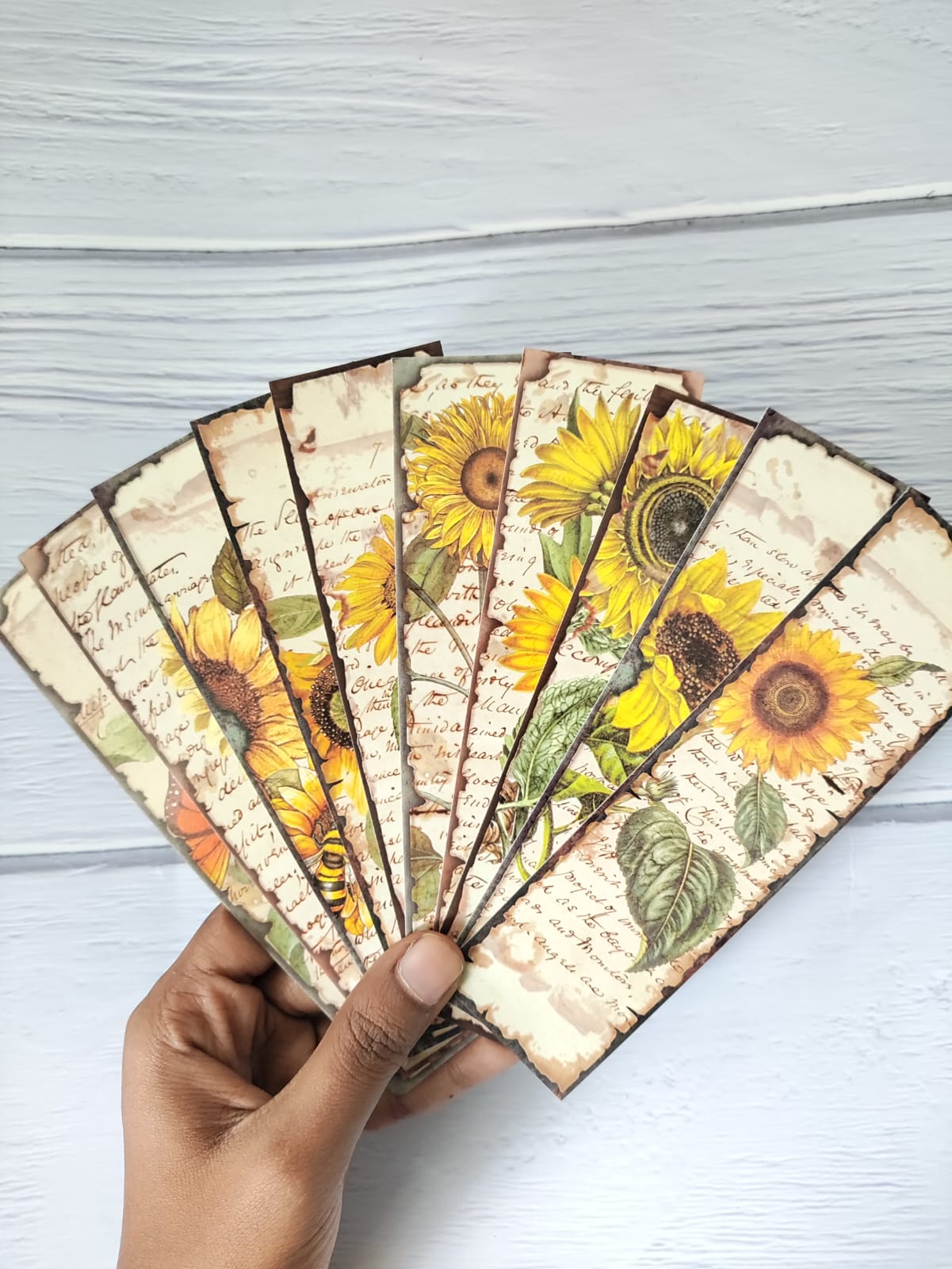 Floral Journal Bookmark - 20 Pcs
