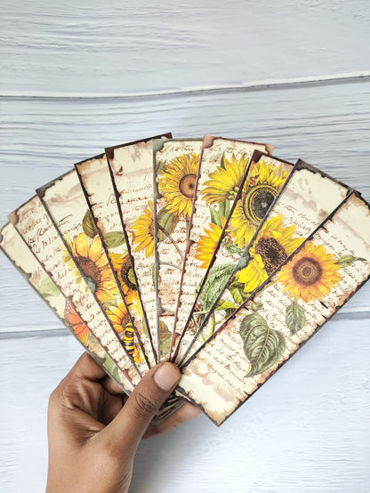 Floral Journal Bookmark - 20 Pcs