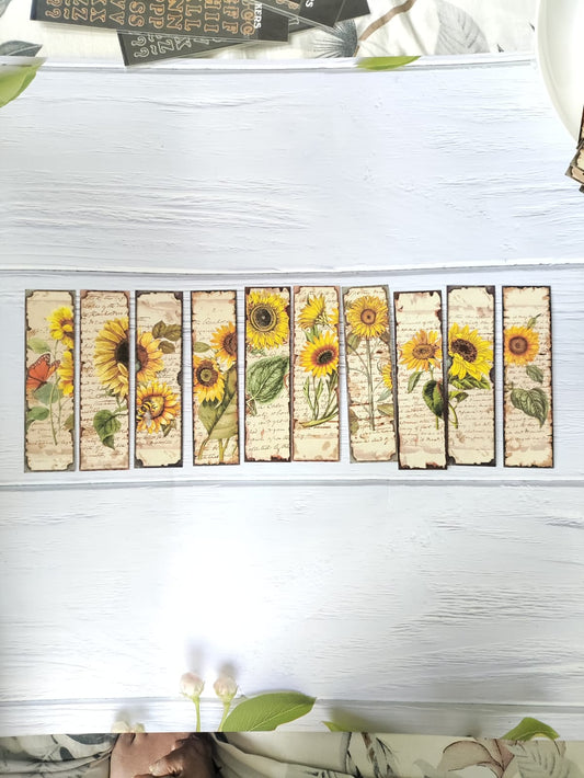 Floral Journal Bookmark - 20 Pcs