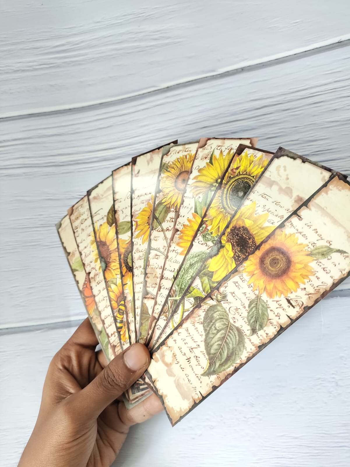 Floral Journal Bookmark - 20 Pcs