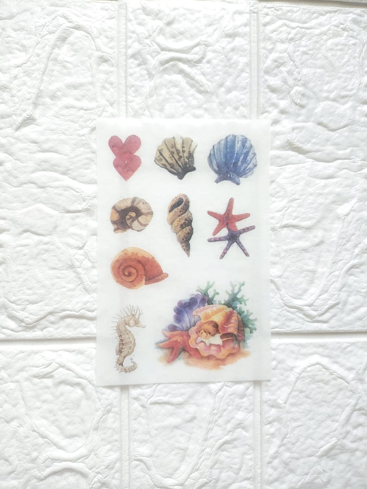 Sea Sticker Sheets - 6 Pcs