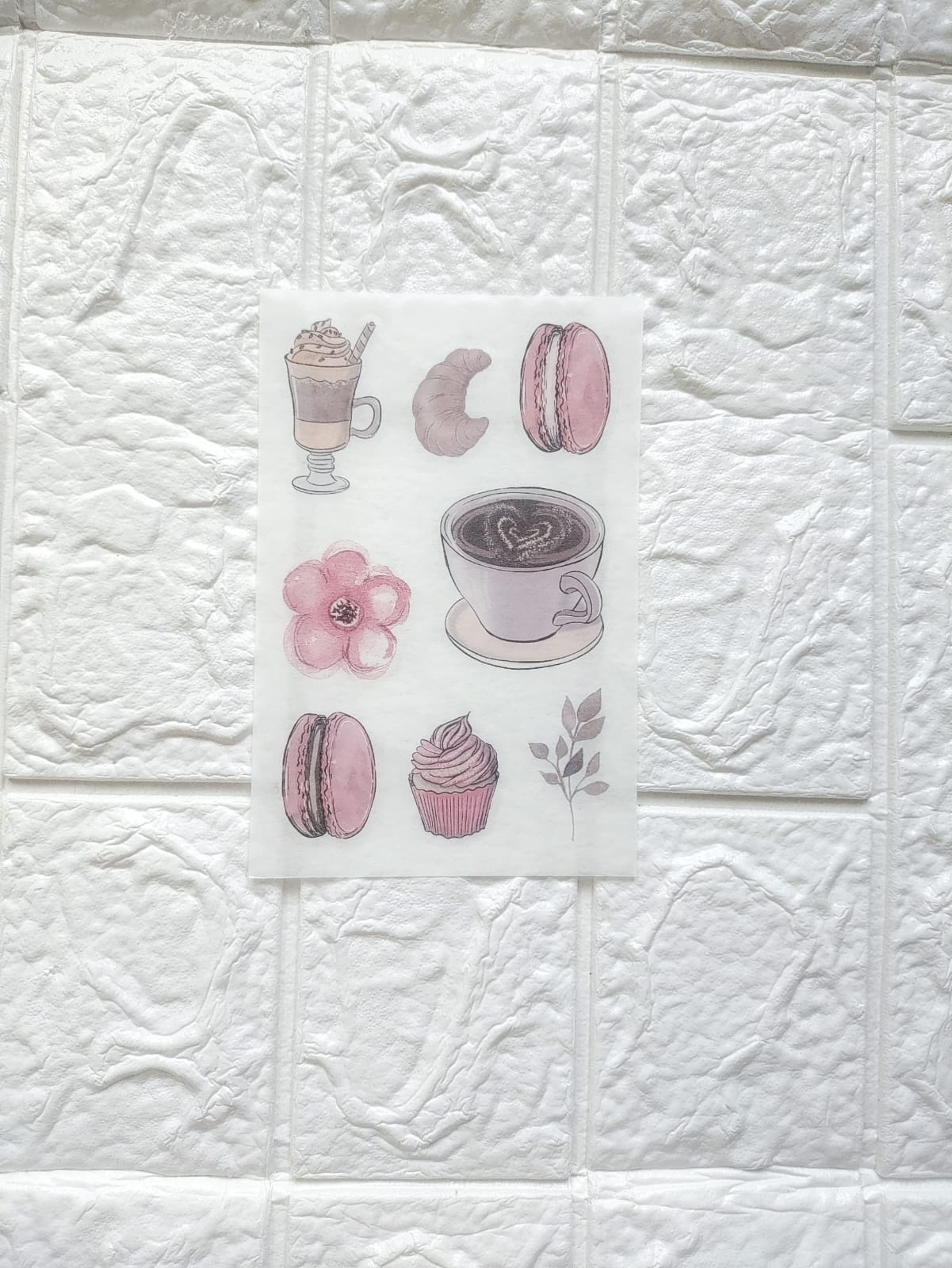Cake Sticker Sheets - 6 Pcs