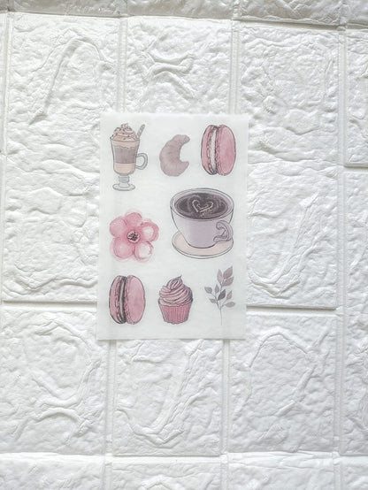 Cake Sticker Sheets - 6 Pcs