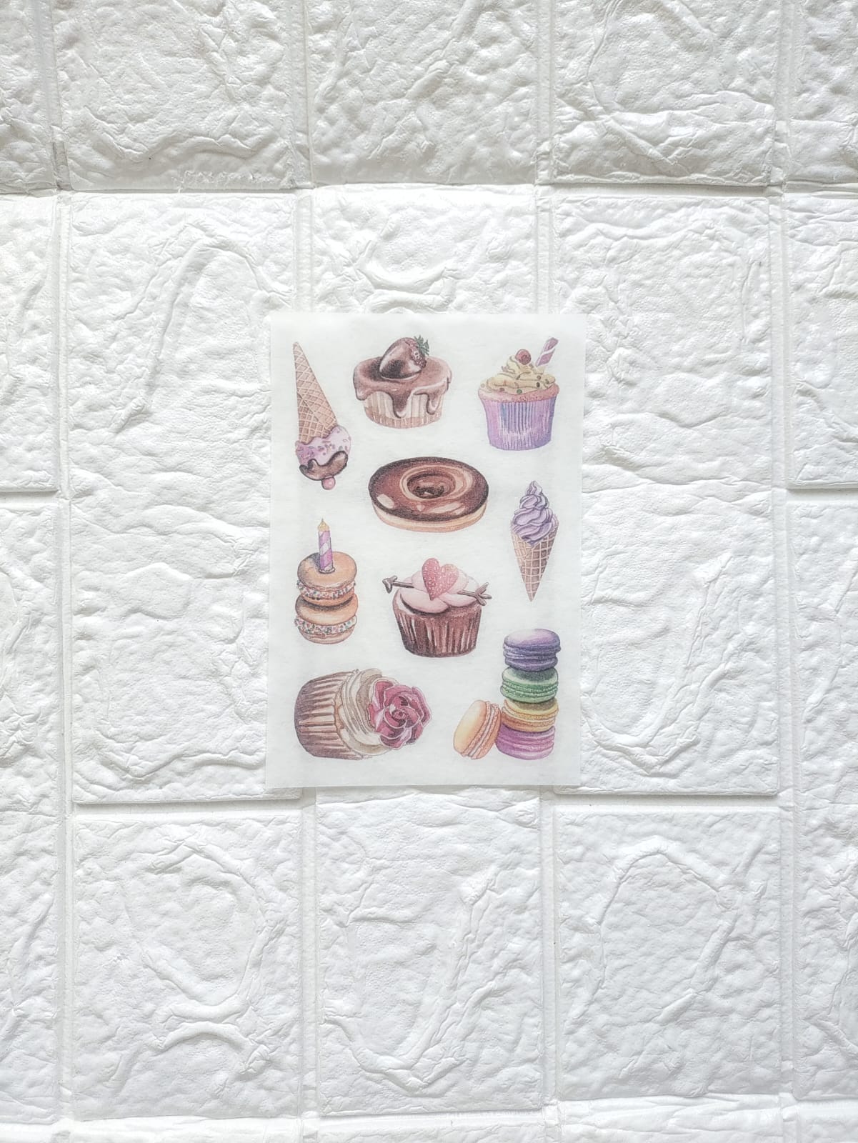 Cake Sticker Sheets - 6 Pcs