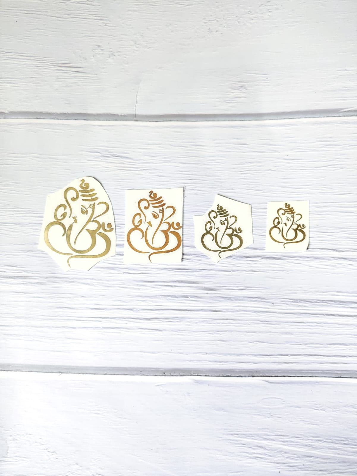 Ganesh Metal Stickers - 1pc