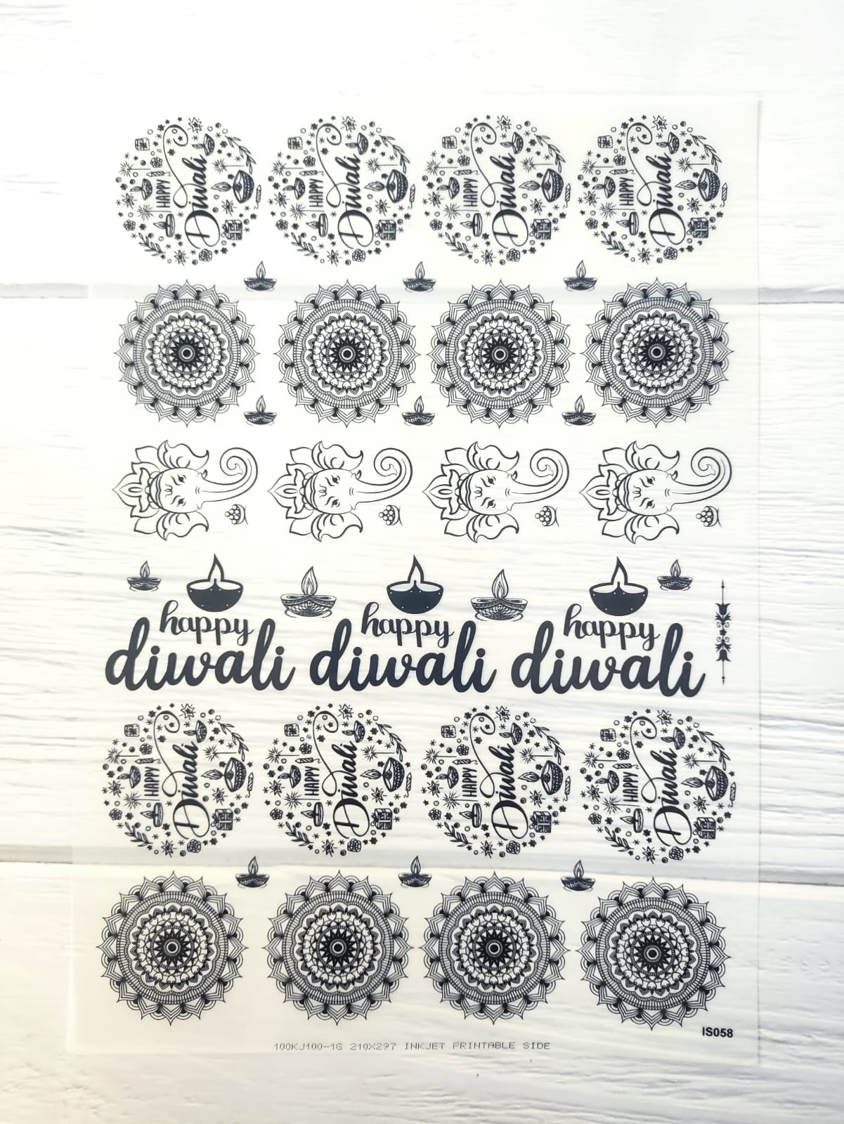 Diwali Insert sheet A4 - D2