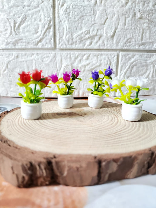 Flower Plant Miniature - 4 Pcs