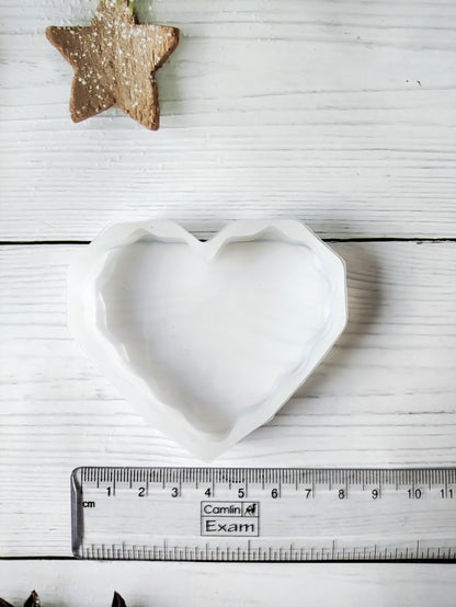 3 Inch Heart Diamond Cut Mould