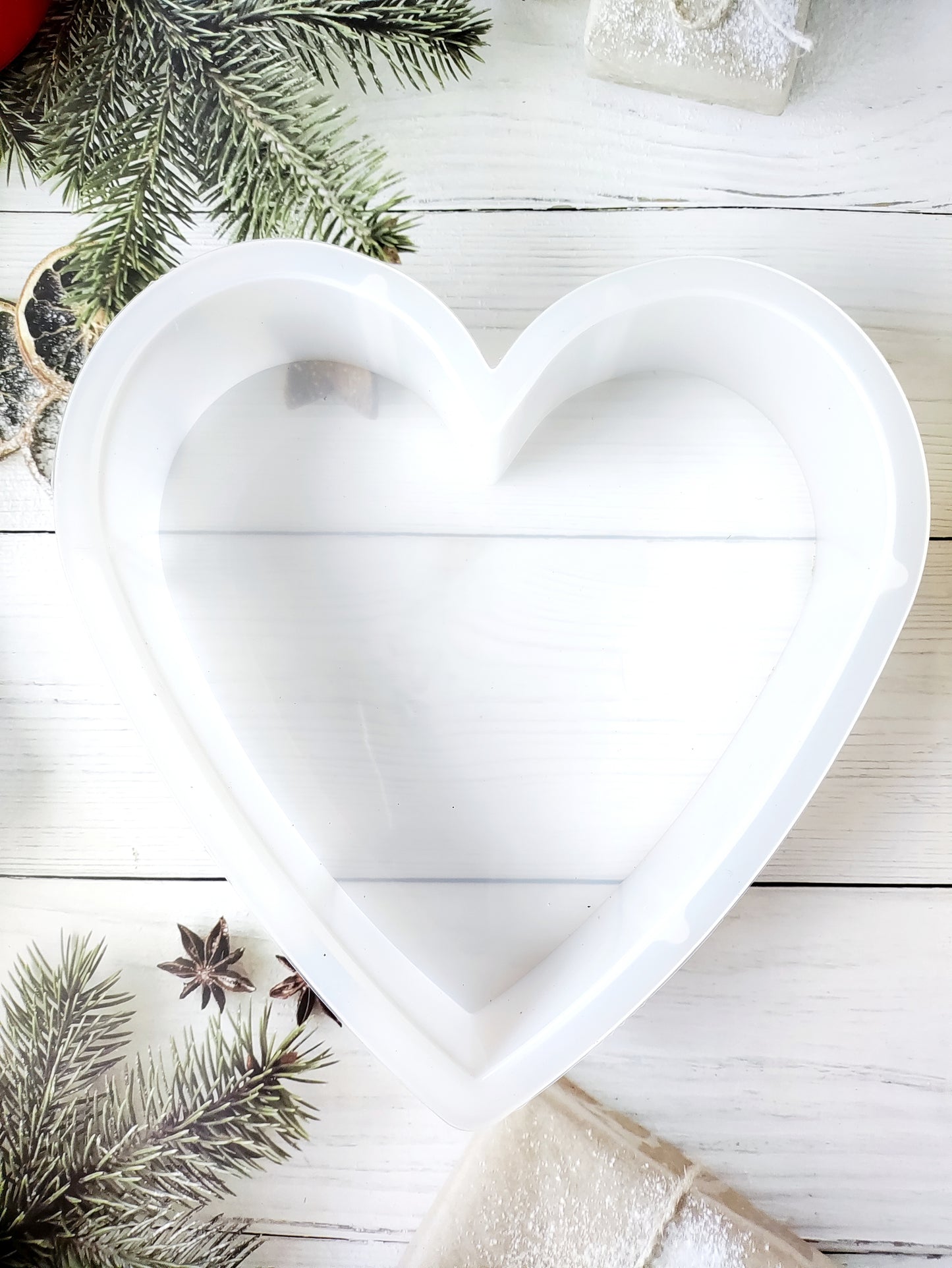 Heart Deep Pour/ Casting Mould - 8 Inches