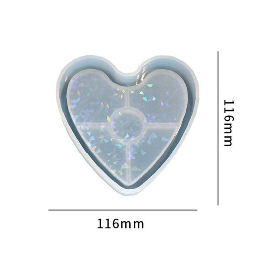 Heart Holographic Mould