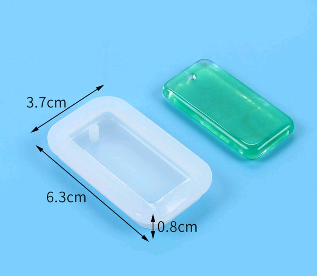 Rectangle Boarder Keychain Mould