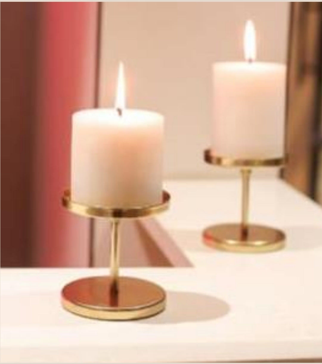 Metal Candle Holder Stand - 1 Piece