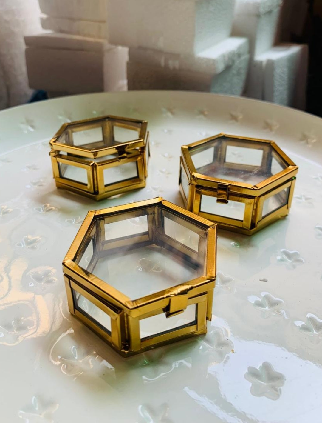 Hexagon Vintage Box - 1 Piece