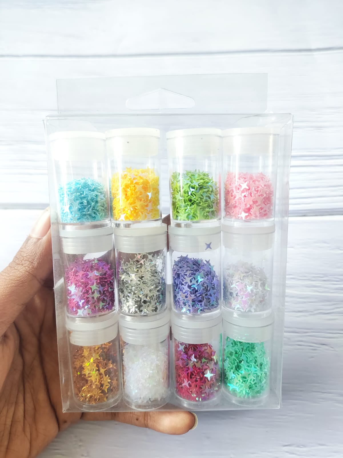 Glitter Star Shaker Set