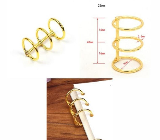 3 Layer Book ring - 2pcs