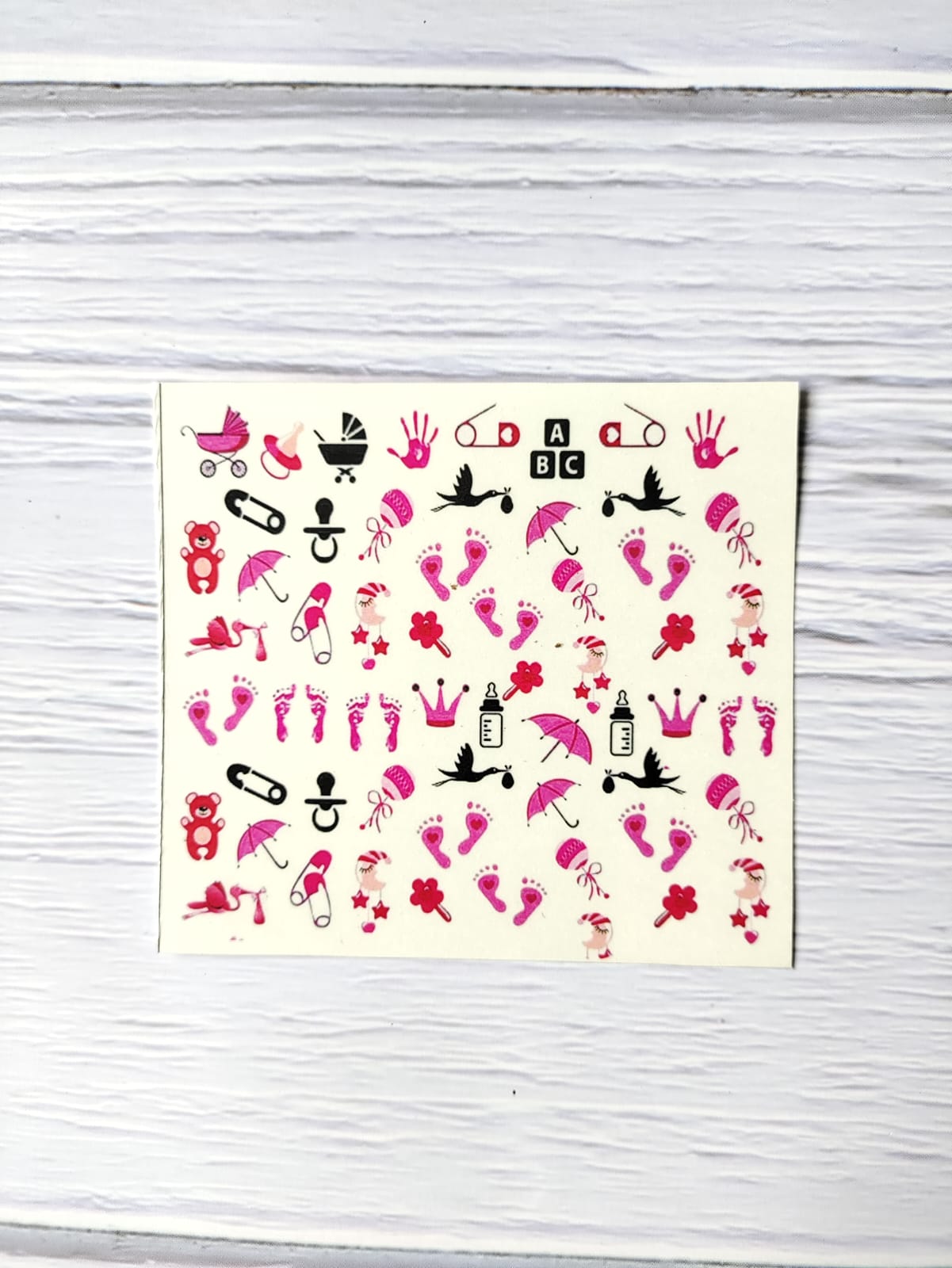 Baby Details Sticker Sheet D26