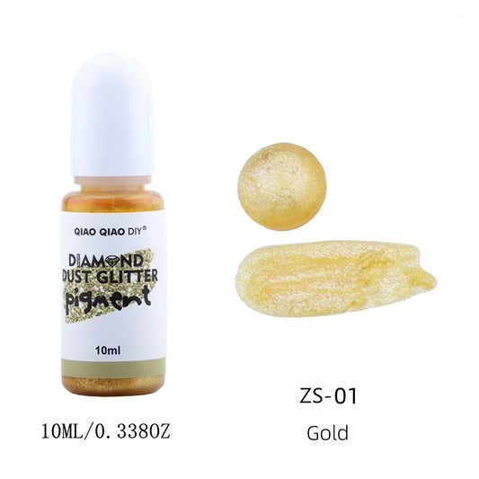 Diamond dust glitter pigment - Gold