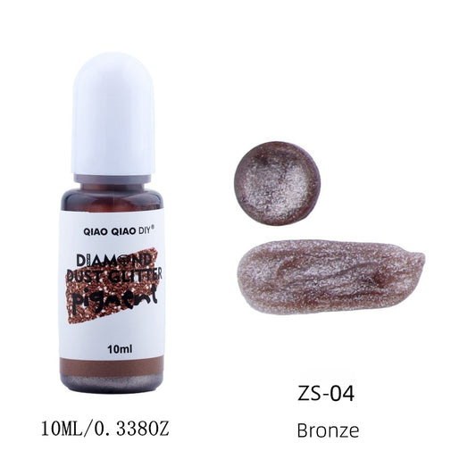 Diamond dust glitter pigment - Bronze