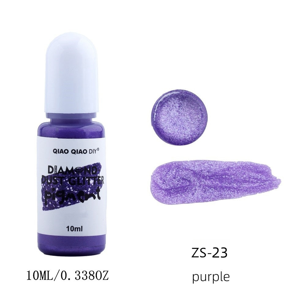 Diamond dust glitter pigment - Purple