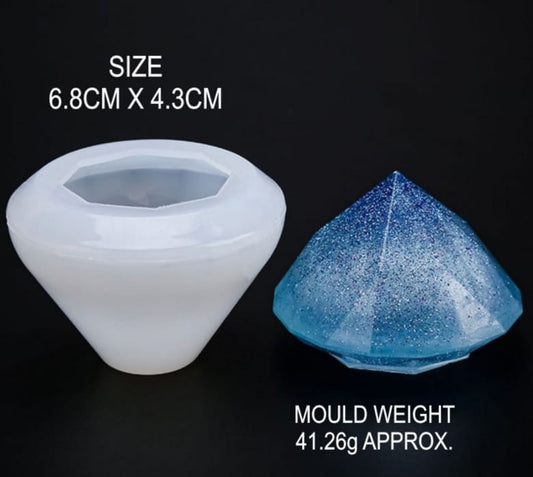 3D Triangle Diamond Paper Weight Mould - Big