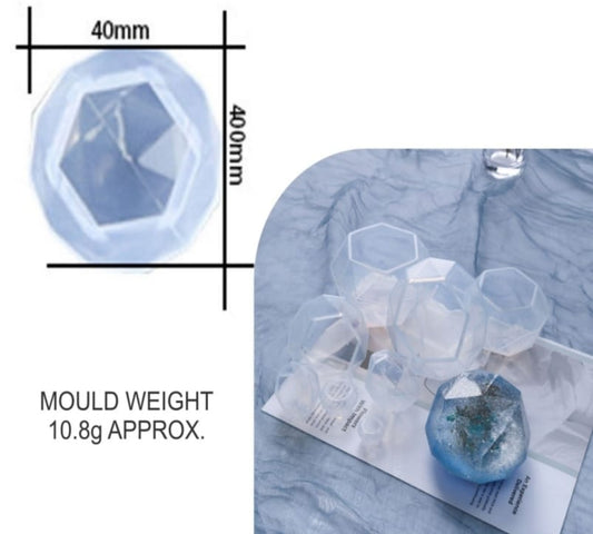 3D Diamond Paper Weight Mould - Medium Sm0023