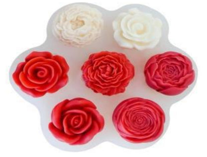 7 Cavity Flower Mould