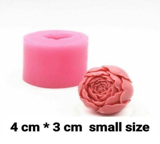 Small Flower Rose Candle Mould