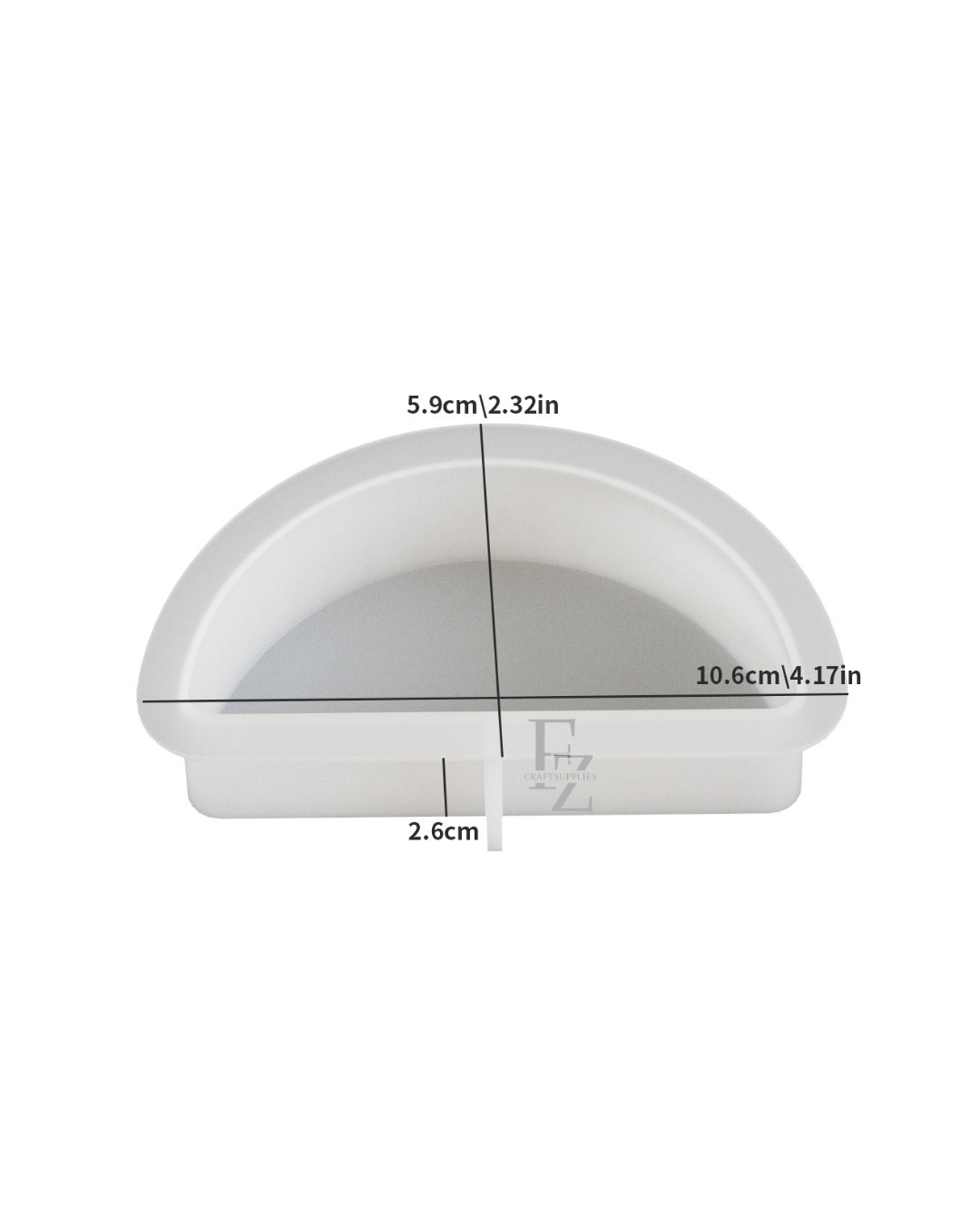 Semi Circular Candle Mould