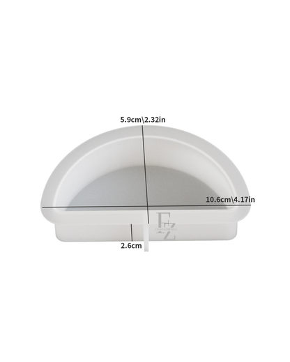 Semi Circular Candle Mould