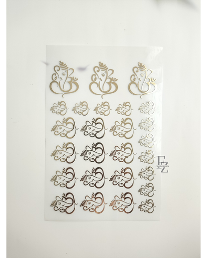 Ganeshji Gold Embossed Insert Sheet A5 - D5