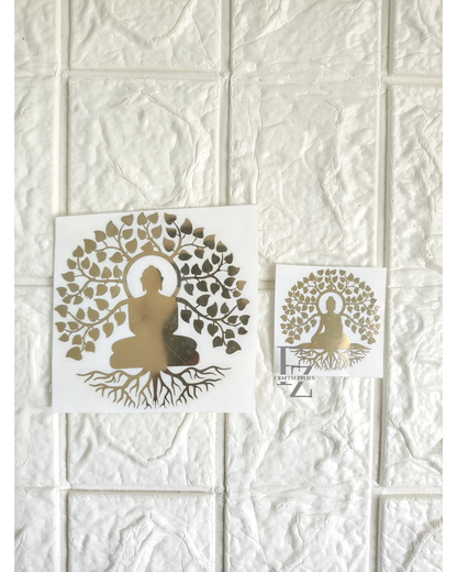 Buddha Metal Sticker