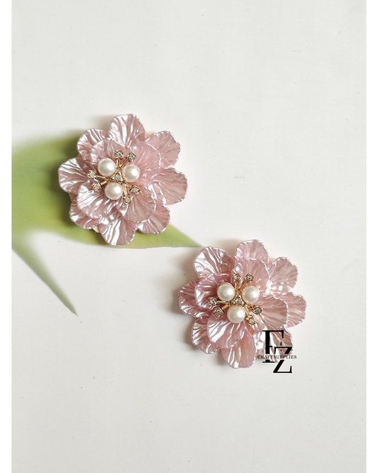 Acrylic Petal Flowers L-Pink - 1 Piece