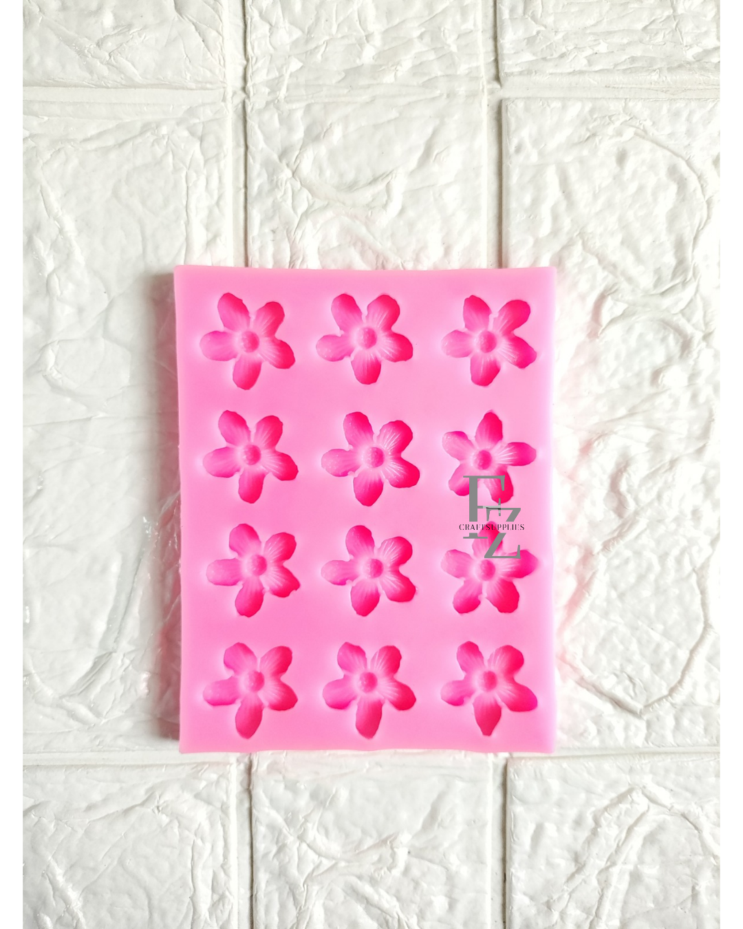 12 Cavity Flower Candle Mould