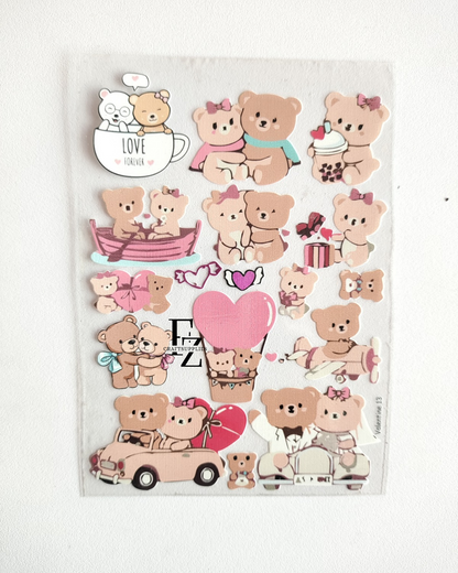 UV DTF Stickers Valentine's Theme - D64
