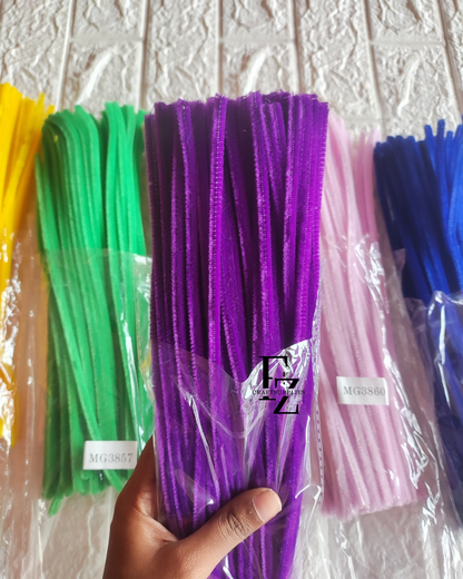 Pipe Cleaners 100 Pieces - Violet (B)