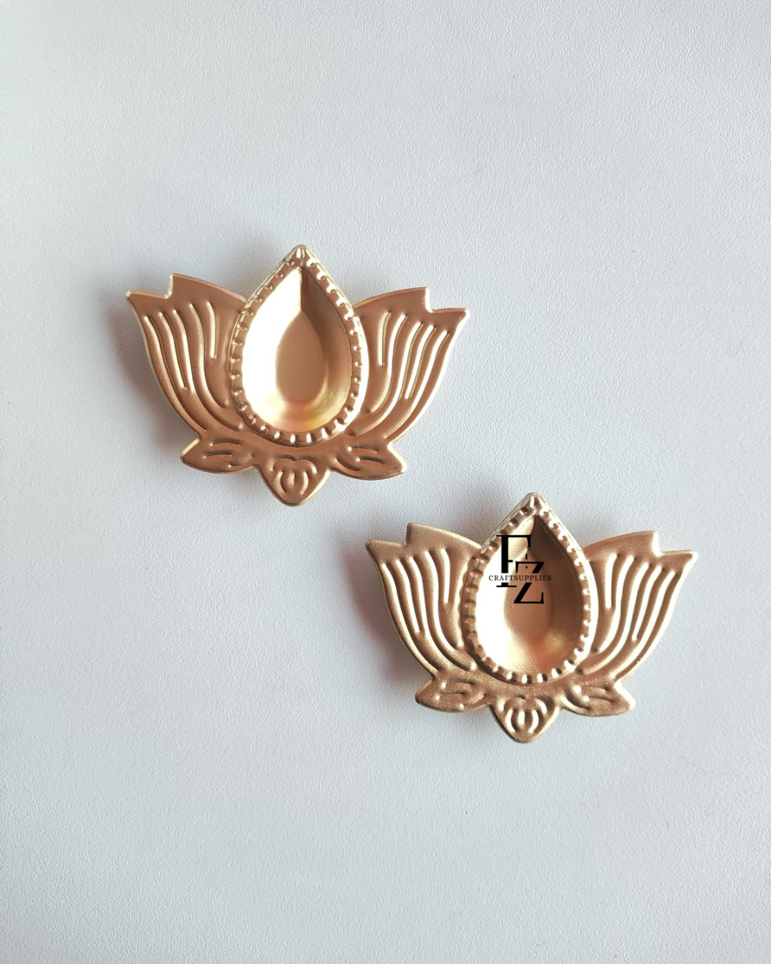 Lotus Diya for Candle - 2 Pieces