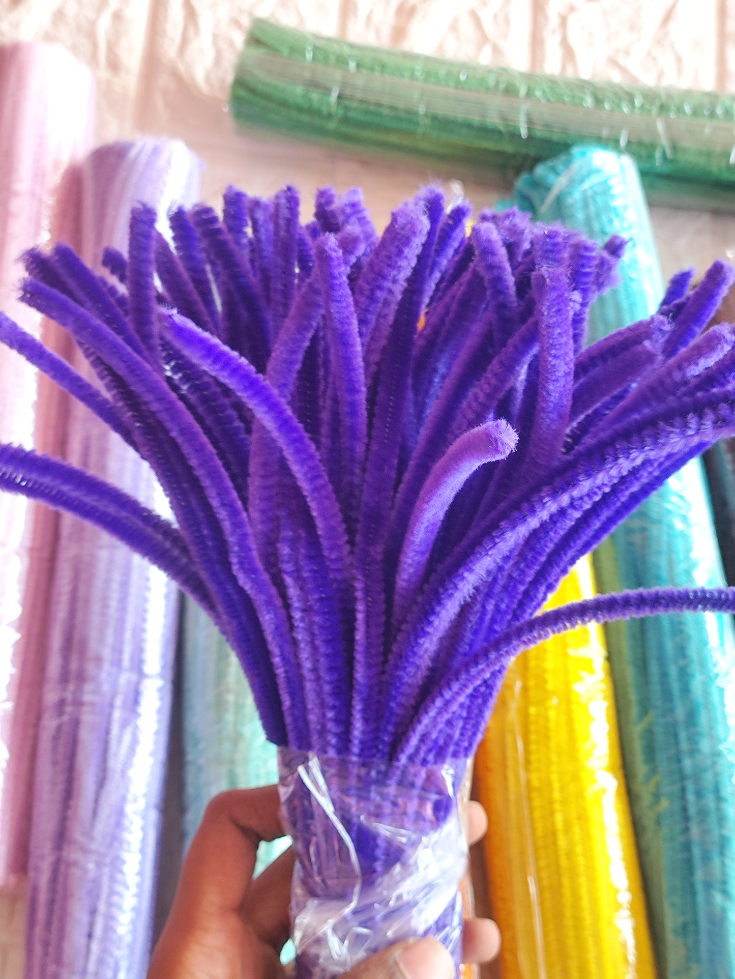 Pipe Cleaner Violet (A) - 1 Pack (100 pcs)
