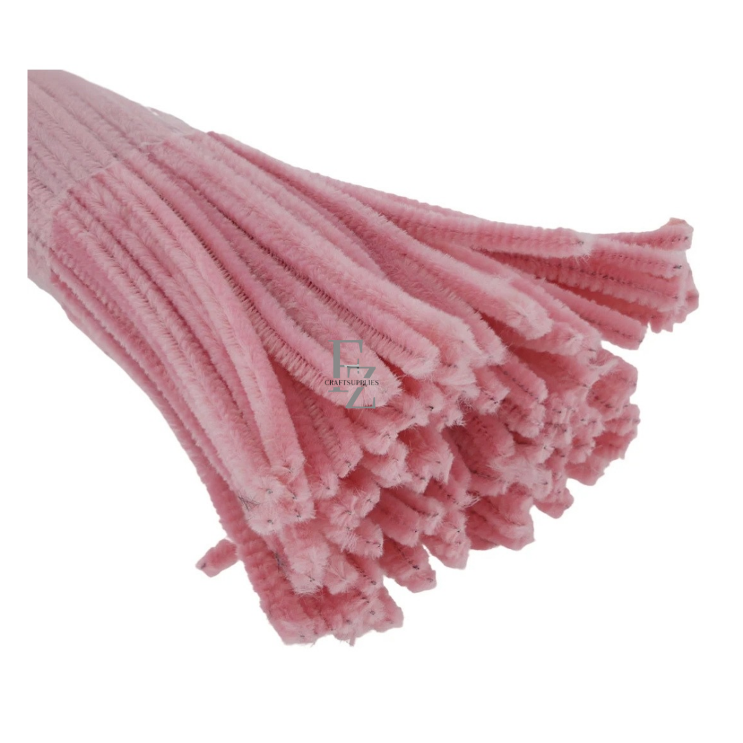 Pipe Cleaner Pastel Pink - 1 Pack (100 pcs)